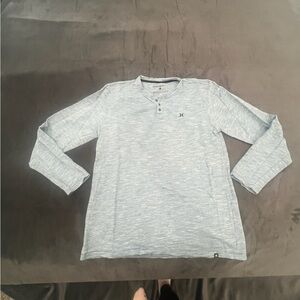 Men's Blue Henley Shirt